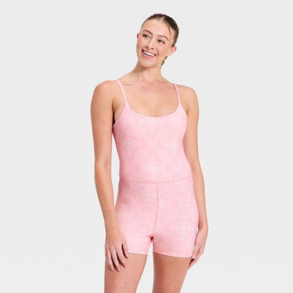 Women's Short Bodysuit - JoyLab Pink L